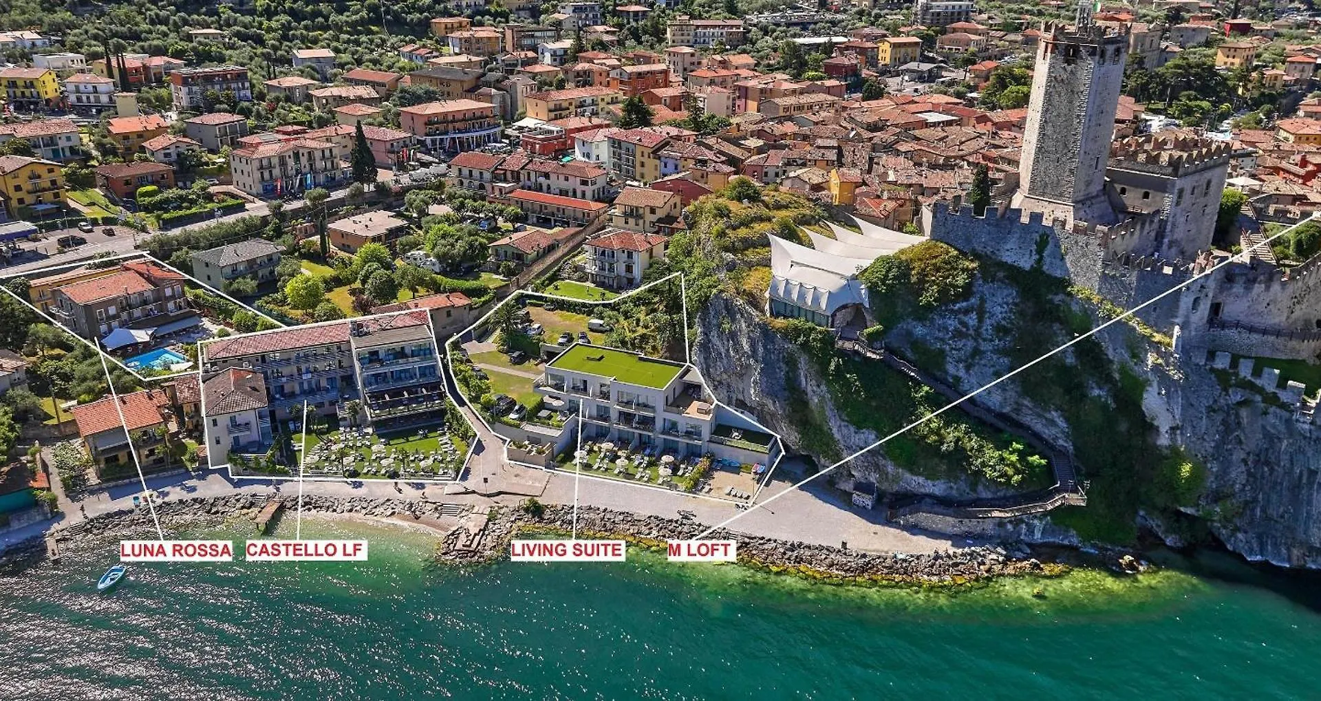 Hotel Luna Rossa (Adults Only) Malcesine 3*,  Italy